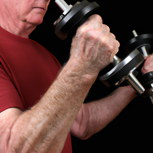 image-of-a-senior-man-undertaking-a-dumbbell-workout
