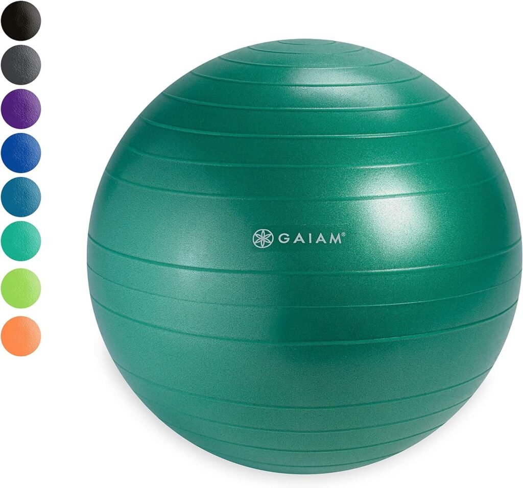 Gaiam Classic Balance Ball Chair Ball Review - Senior Fit Life