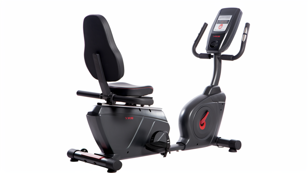 image of Sunny Health & Fitness Compact Performance Recumbent Bike