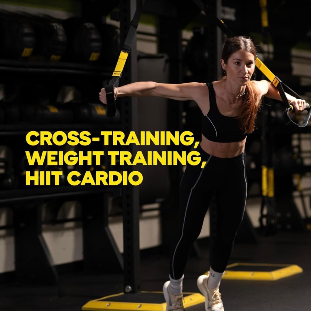 TRX PRO3 Suspension Trainer System Design  Durability| Includes Three Anchor Solutions, 8 Video Workouts  8-Week Workout Program